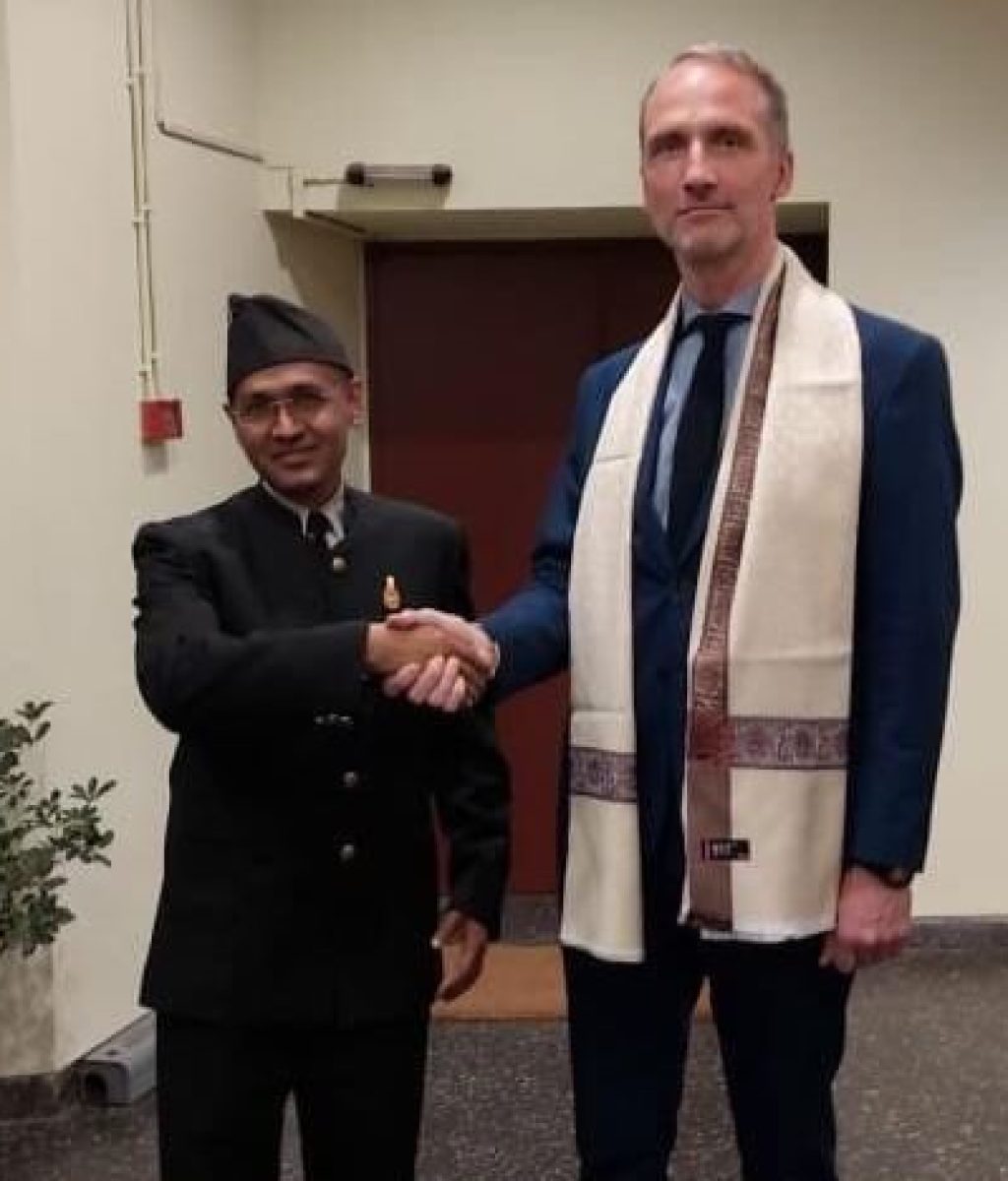 Germany High Commission Ambassador with Famous Artist Dr. B. Sekhars Brand Ambassador